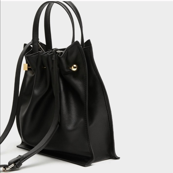 Zara black bucket bag - Picture 3 of 5